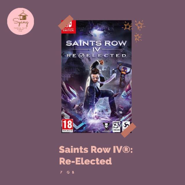 Saints Row IV ®: Re-Elected 4 Nintendo Switch Saint Reelected