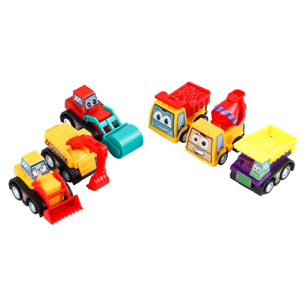 GIJ - ZKZC Mainan Anak Mobil Car Truck Children Toy 6 PCS