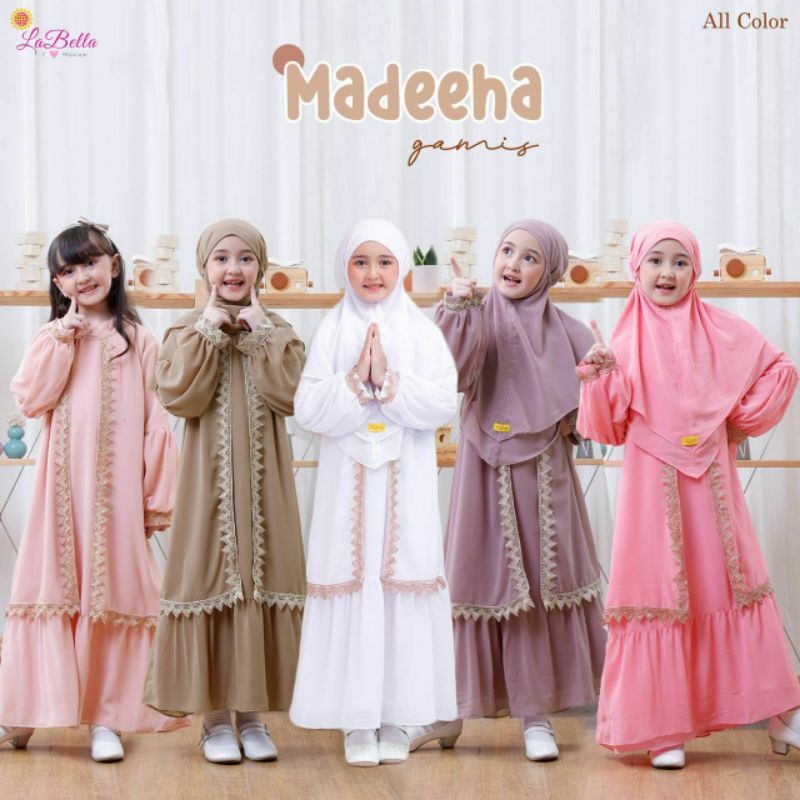 Hijab Jilbab Dress Gamis Tutu Tulle Anak Madeena Labella