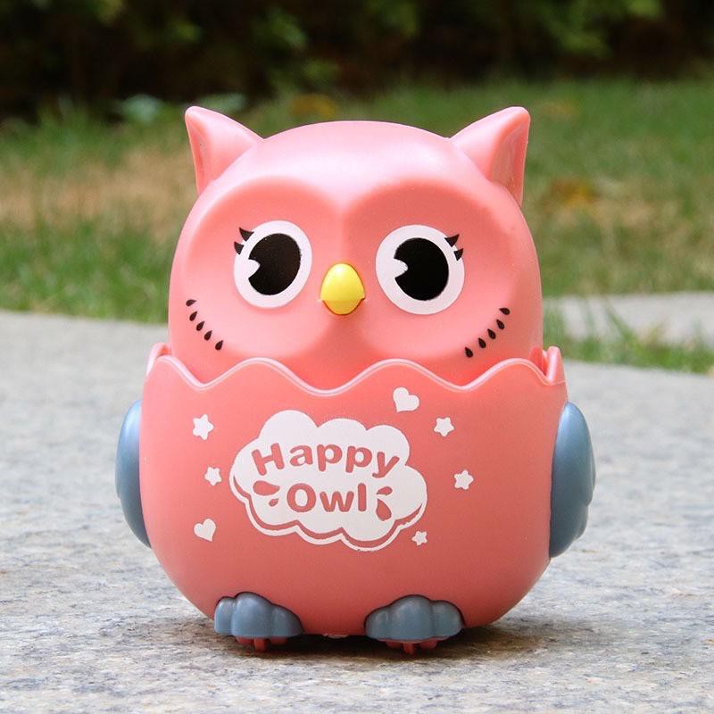 Mainan mobil Happy Owl Burung Hantu Tumbler Roda Rattle TUMBLER ROLY POLY BURUNG HANTU/OWL MAINAN