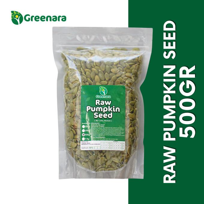 

(BISA COD) Pumpkin Seed 500gr / biji labu camilan sehat / pepita TERBARU Kode 624