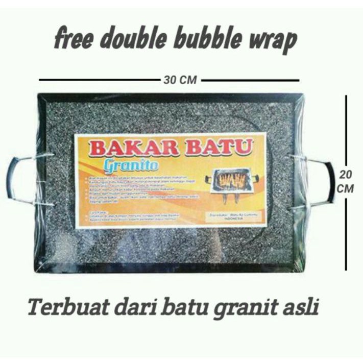 Batu Bakar Granito / Alat Bakar /Alat Pemanggang / Panggangan