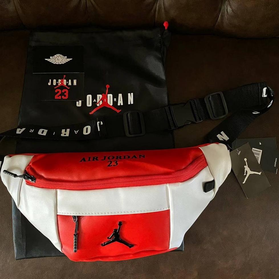 TAS AIR JORDAN WAISTBAG SLING WAIST BAG SLINGBAG tas selempang pinggang jordan local waistbag waist 