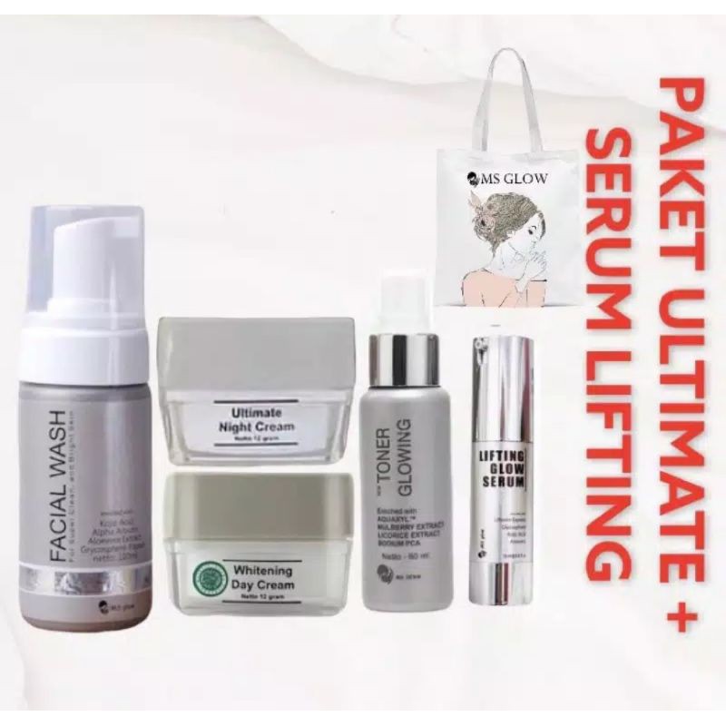Paket Ultimate + Serum Lifting By MS GLOW