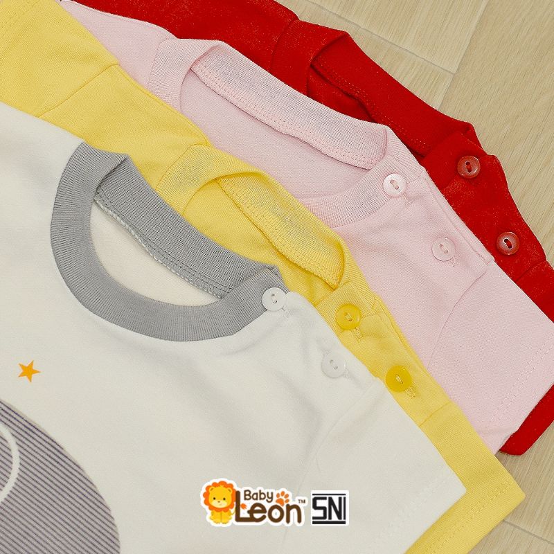 Baju jumsuit jumper romper kaos bayi BABY LEON GY04 laki laki perempuan baru lahir newborn karakter