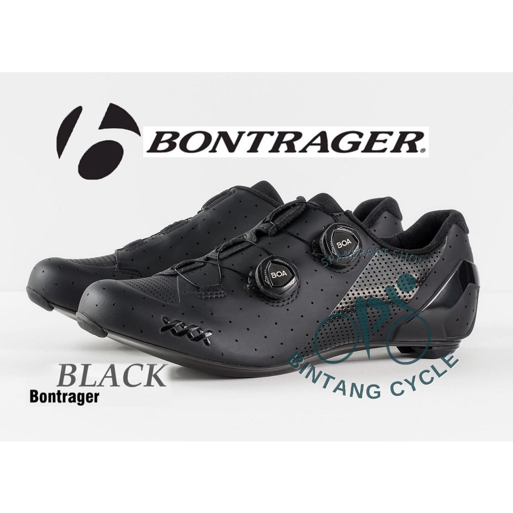 Sepatu Sepeda BONTRAGER XXX Road Shoe BLACK - Sepatu Cleat Road Bike BONTRAGER