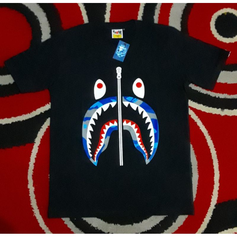 Jual Kaos Bape Shark Wgm A Bathing Ape Indonesia Shopee Indonesia