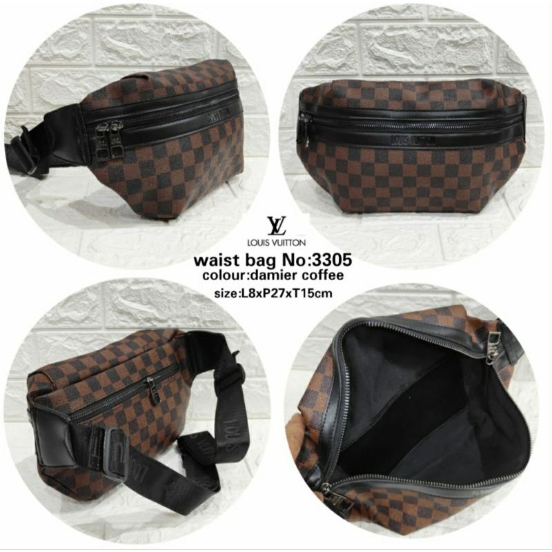 WAISTBAG LV PRIA WANITA BUMBAG LV IMPORT