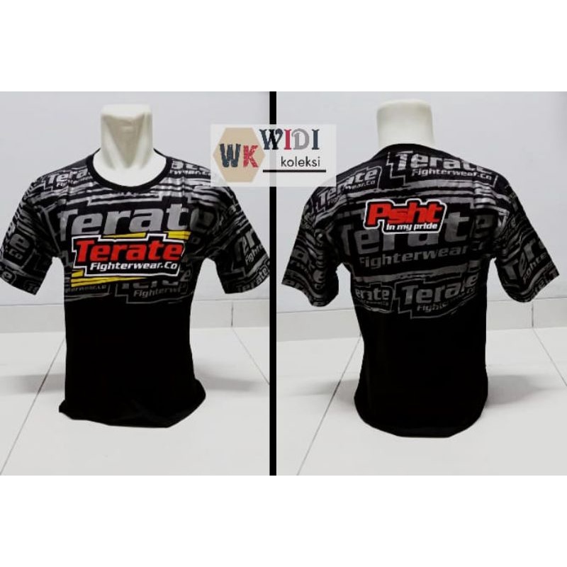 Kaos sh teratai sablon lengan pendek