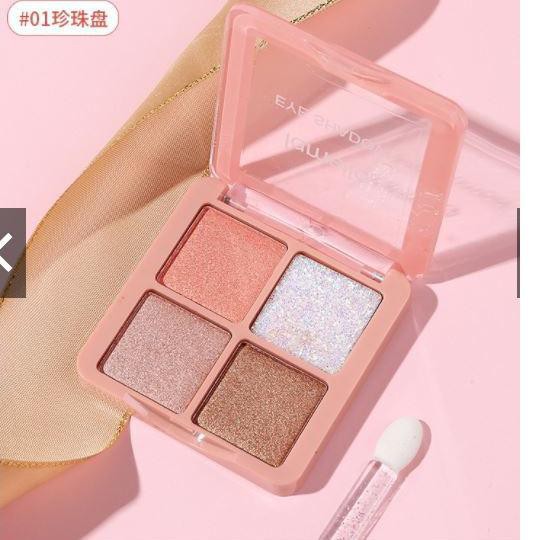 Lameila Eyeshadow 4 Warna Kombinasi Glitter Tahan Lama CJR 5086