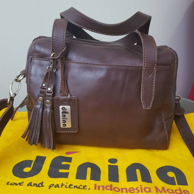 Tas kulit asli Denina Original Preloved