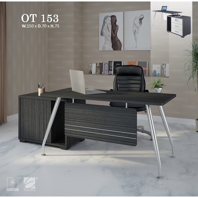 meja tulis siantano / meja kerja / meja 1 biro / meja kerja minimalis / meja tulis / ot 153 siantano