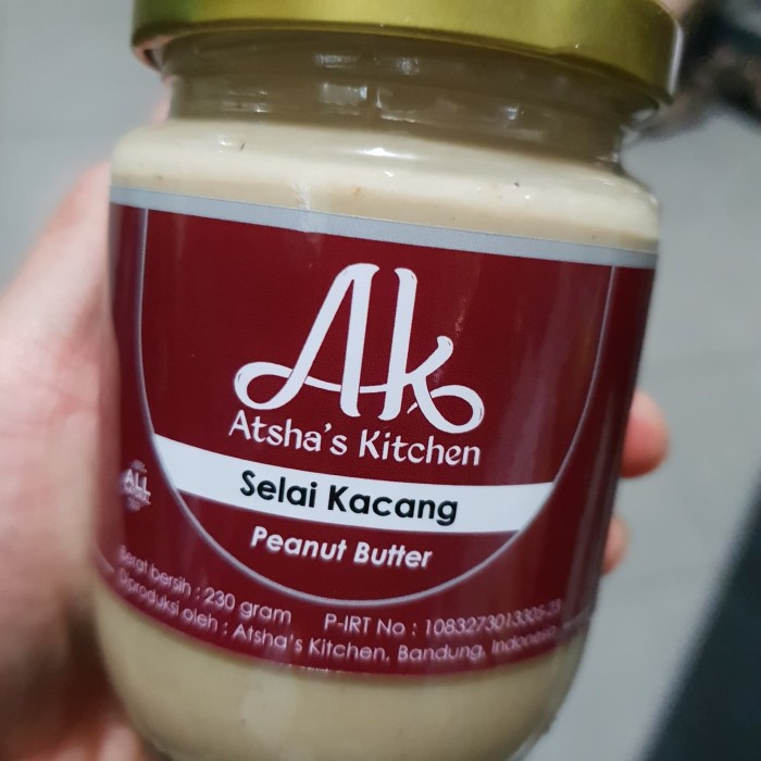 

10cscss Atsha'S Kitchen Keto/ Diet Natural Peanut Butter, Selai Kacang Diet Dscscv