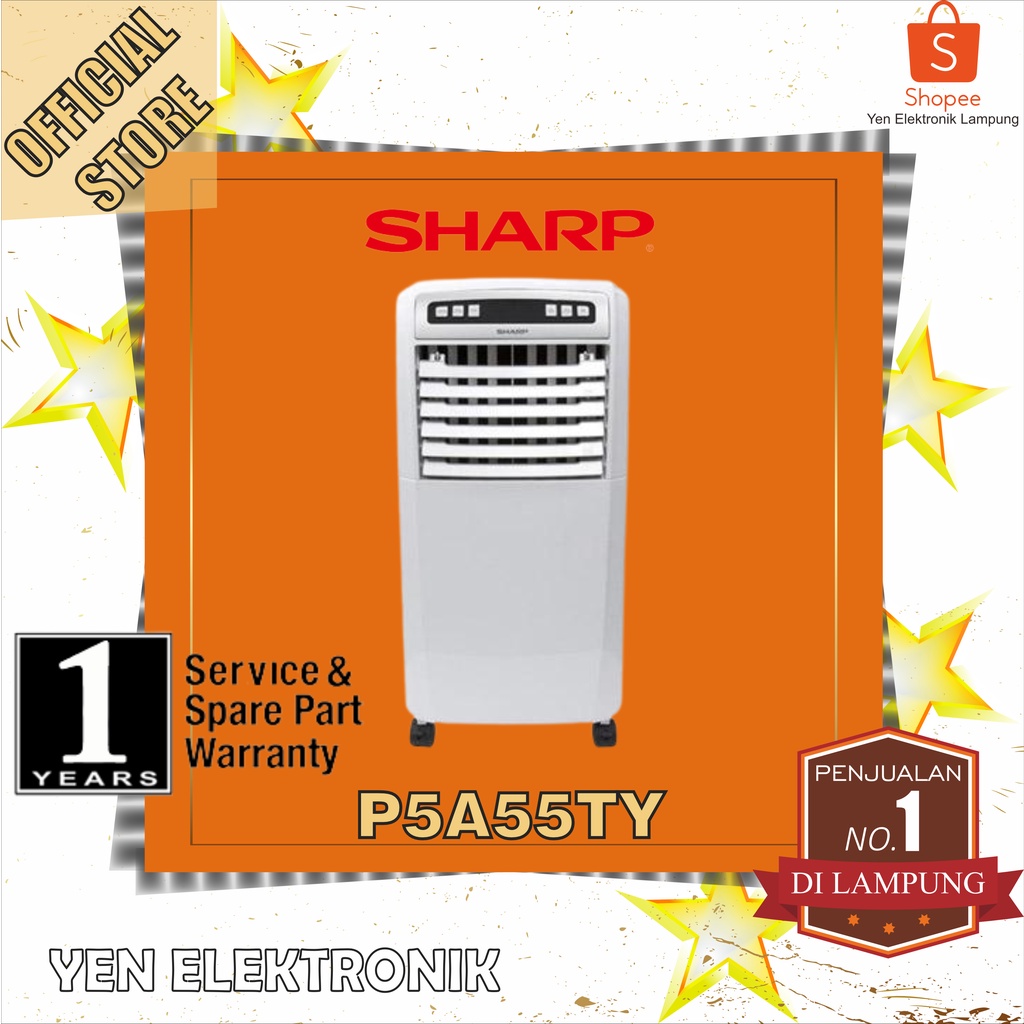 Jual Air Cooler Sharp PJ A55TY Penyejuk Udara Modern Garansi Resmi ...