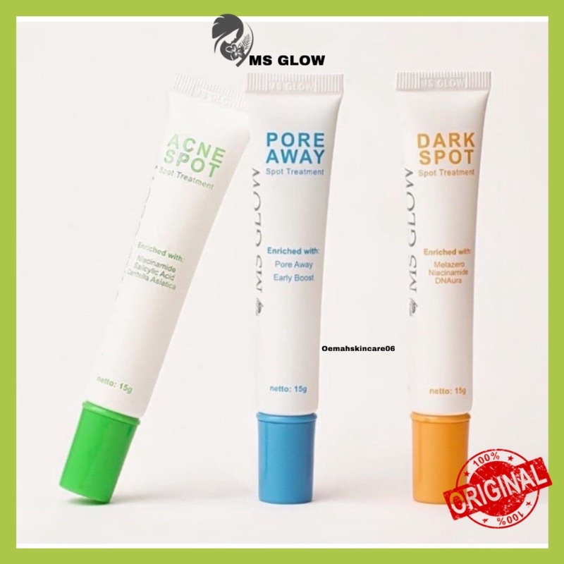 MS GLOW TREATMENT SPOT ACNE SPOT / DARK SPOT / PORE AWAY