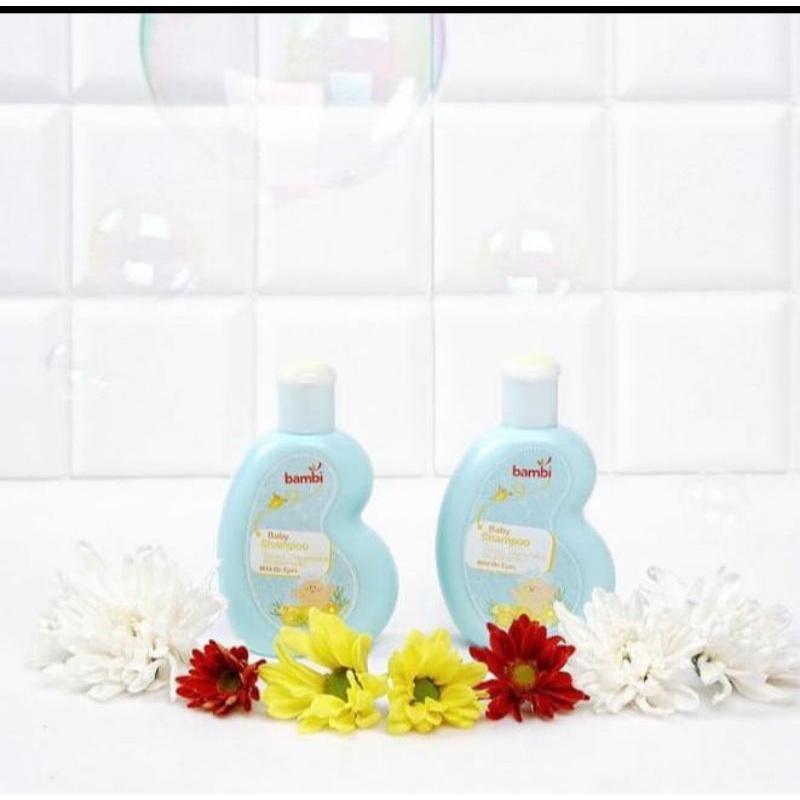 BAMBI Shampoo 100ml Shampo Bayi Baby Shampoo Mild on Eyes