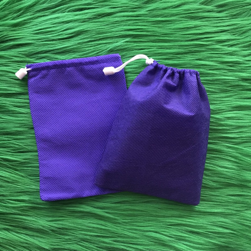 DUSTBAG POLOS | TAS KOSMETIK | FS 10x15 | READY UNGU