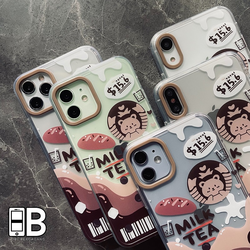 Milk Tea Case 2021 Cute Boba Case iPhone 7 8 PLUS X XR XS 11 12 PRO MAX