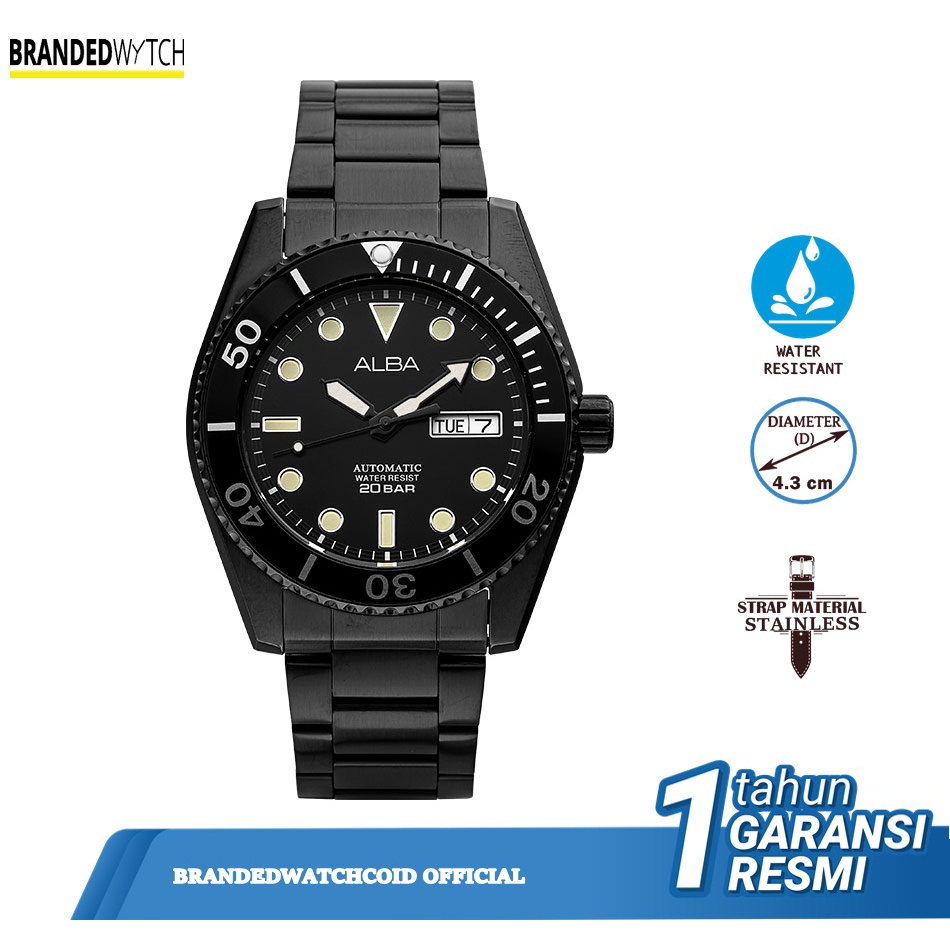 Jam Tangan Alba Pria AL4331X1 Original Alba AL4331 Diameter 4,3 cm