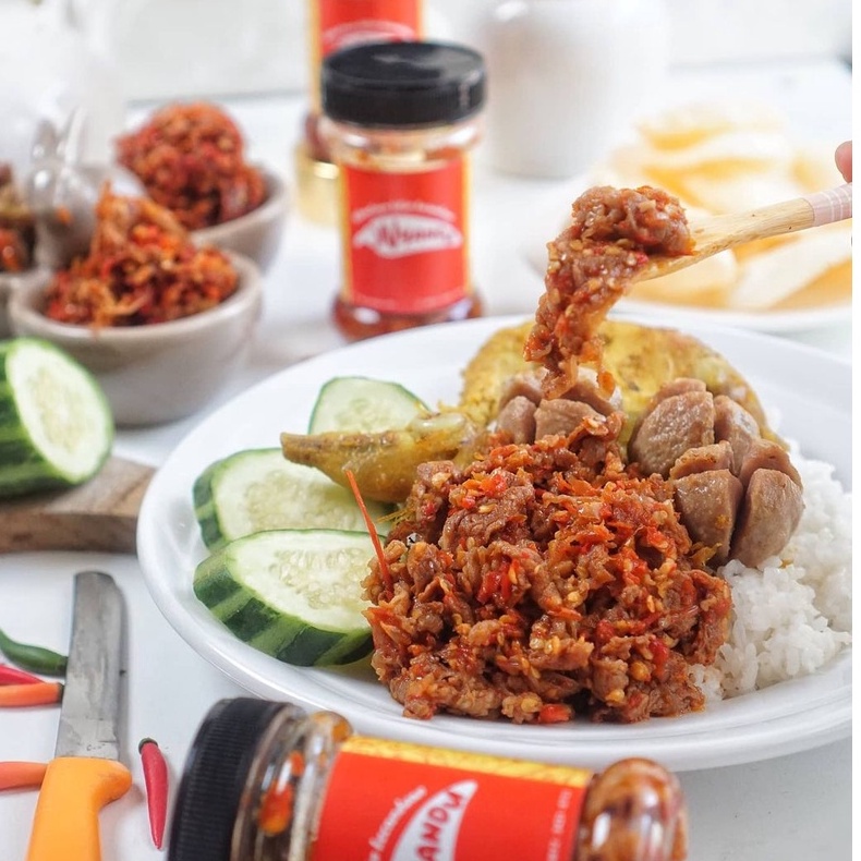 

NYANDU - Sambel DAGING NAMPOL & CANDU / Sambel rumahan (BEST SELLER)