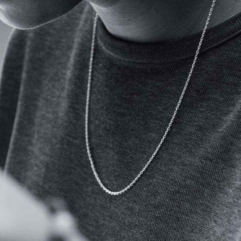 KALUNG RANTAI PRIA PERAK ASLI BAHAN SILVER 925