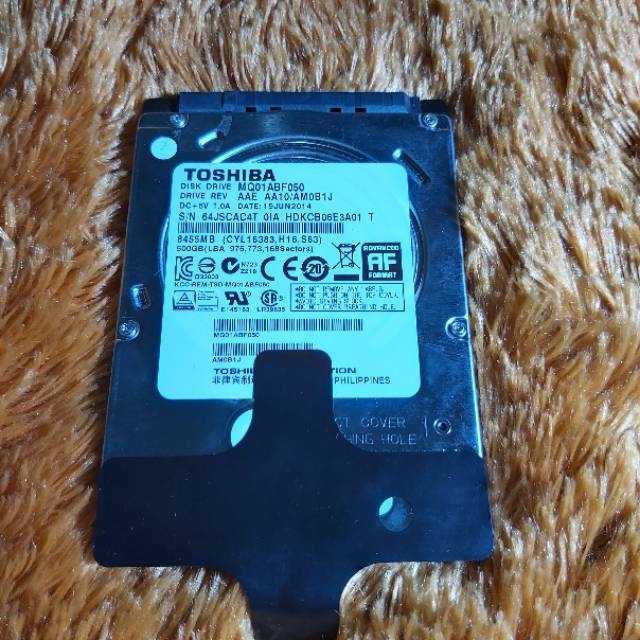 [Bekas Pakai] HDD 2.5" Laptop 160GB 320GB 500GB 750GB 1TB Merk Random