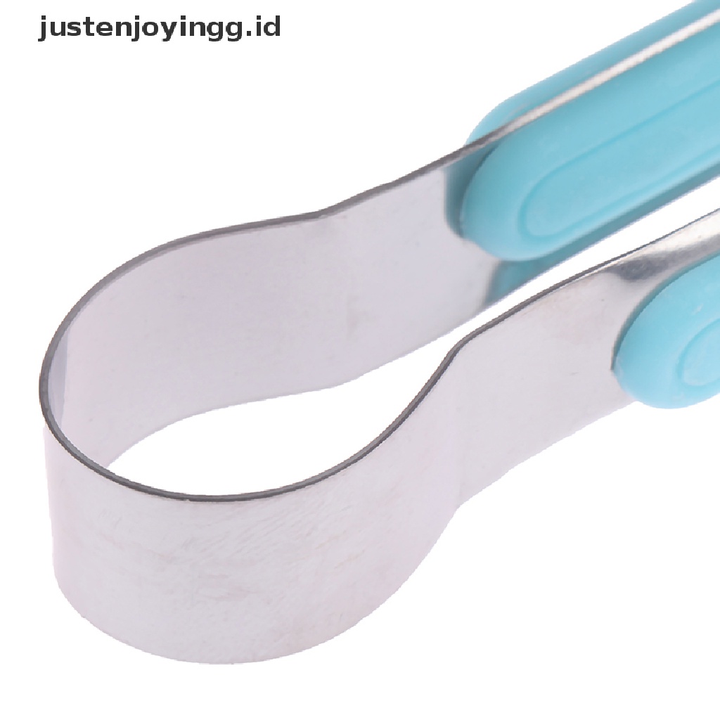 // justenjoyingg.id // Stainless Steel Food Clip Ice Tongs Meat Salad Toast Tongs BBQ Kitchen Tongs ~