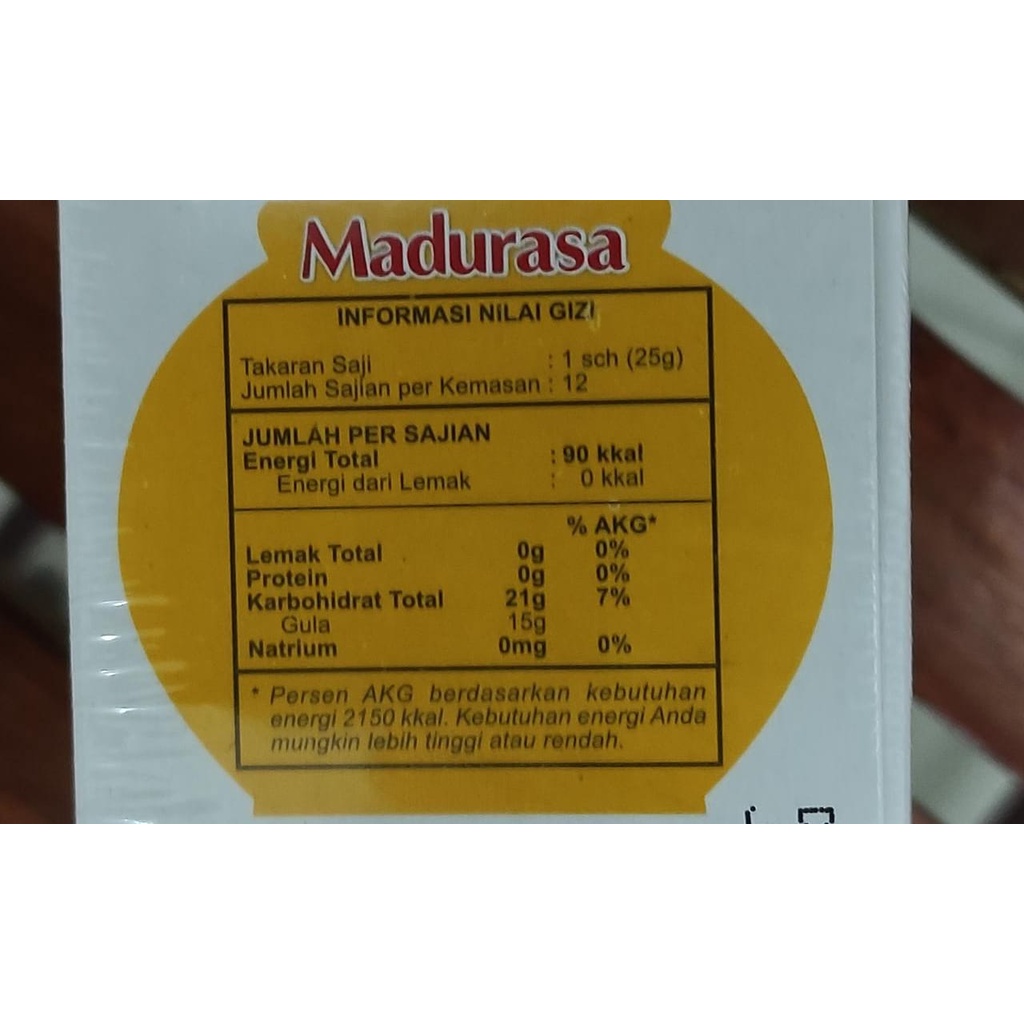 Madurasa 12 Sachet / Original / Jeruk Nipis / Daya Tahan Tubuh