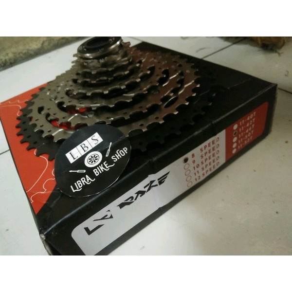 SPROCKET RAZE 8 SPEED 11-42T CASETTE l SPROCKET 8 SPEED RAZE 11-42T l SPROCKET RAZE 8 SPEED 11-42T