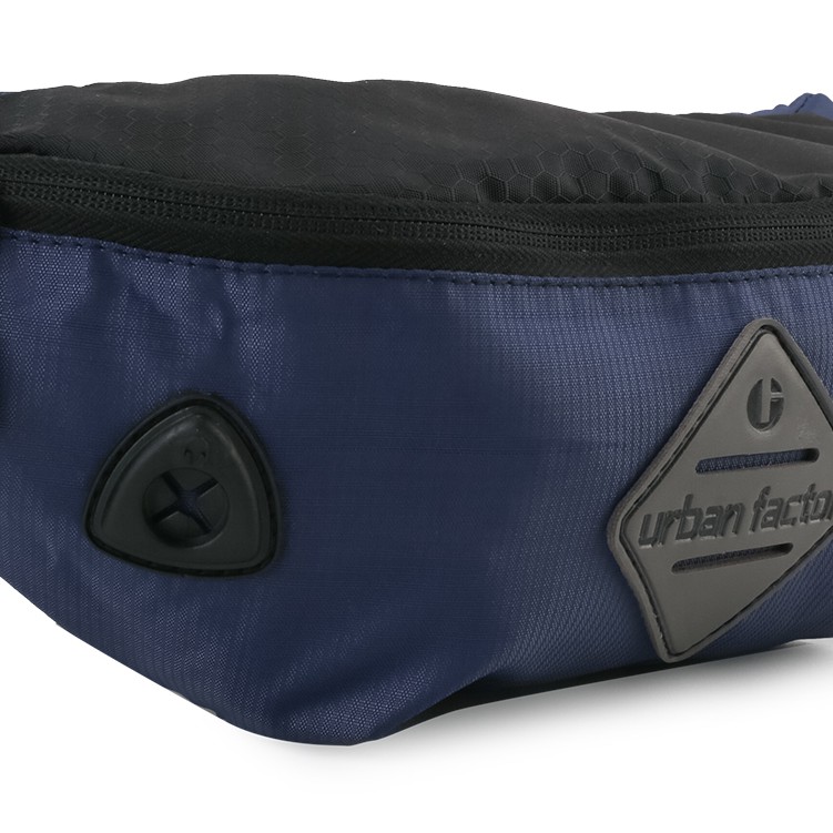 SPIRIT NAVY |Urban Factor x FORIND| Tas Pinggang Waist Polos Simple Pria Wanita Waistbag Ori New Bag