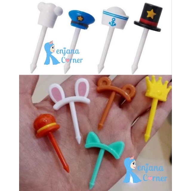 

Tusukan Bento Topi Karakter Kuping Telinga Japan Jepang Food Pick Bento Hat Torune Tusukan Buah Makanan Perlengkapan Bento Bekal Anak
