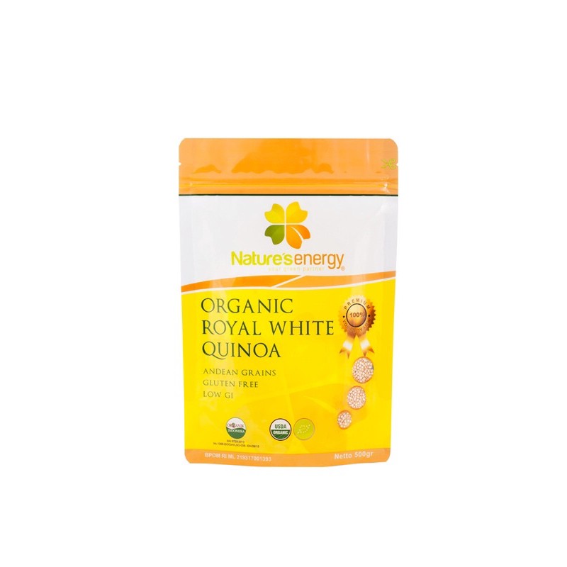 

Quinoa Organic Royal White Quinoa Natures Energy 500 Gram