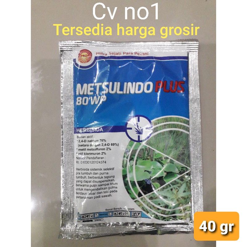 Jual Herbisida Metsulindo Plus Wp Metil Metsulfuron Rumput Pada