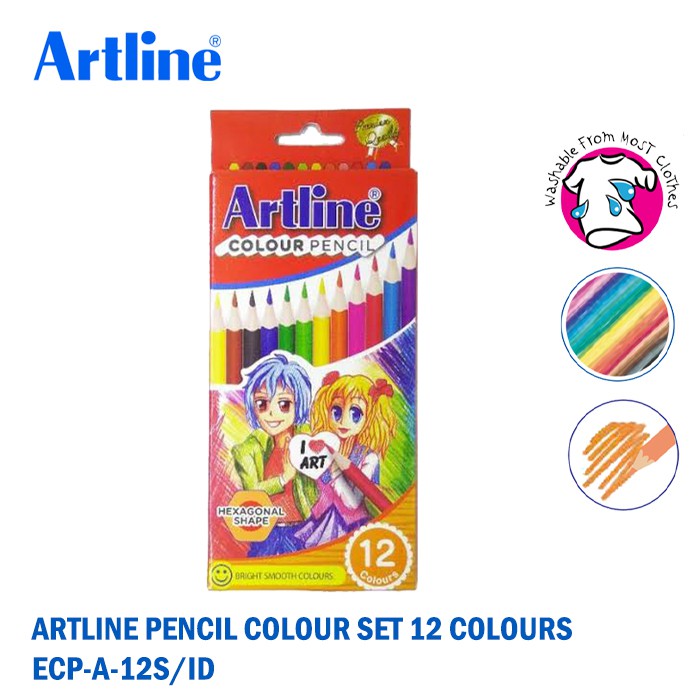 

Pensil Warna Artline 12 warna Panjang