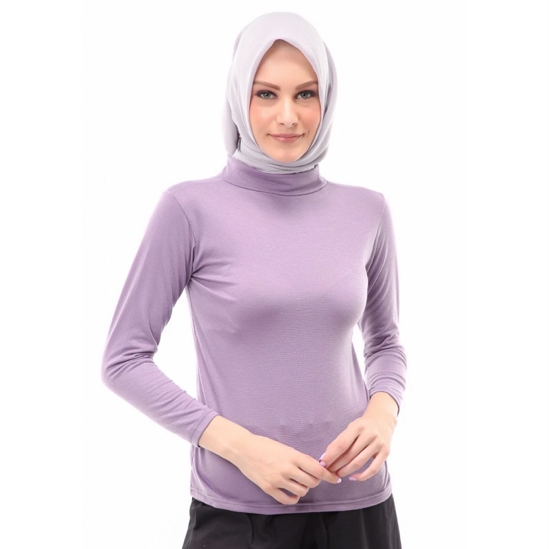 chandani.id • MANSET TURTLE NECK COOLTECH | manset basic hijab size reguler sage broken white mocca black pengantin wisuda kondangan