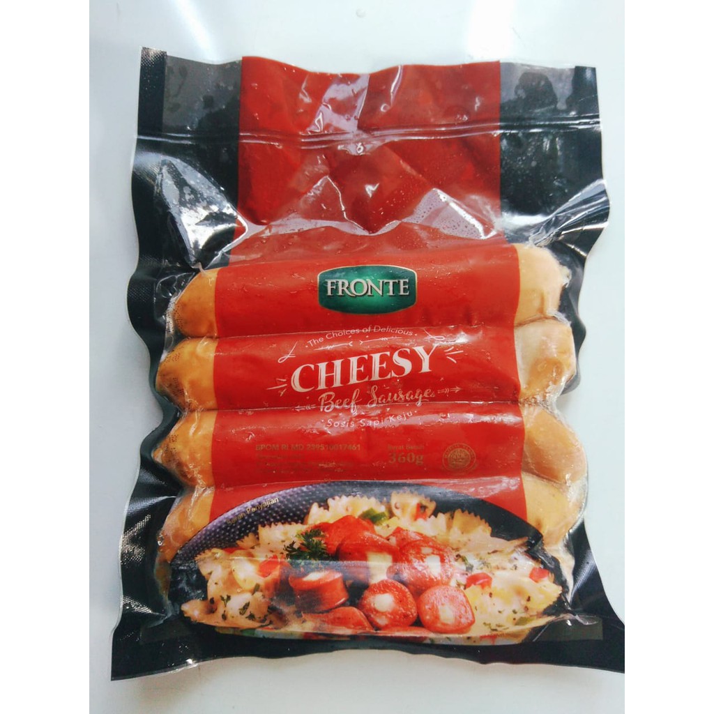 Fronte Sosis Beef Cheesy 360g