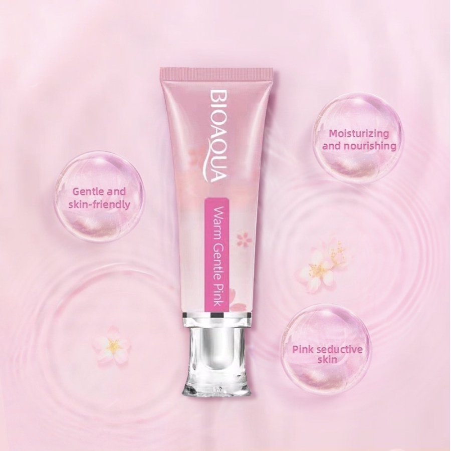 BIOAQUA Nenhong Cream Warm Gentle Pink Gel Skin Rejuvenation Serum Pencerah Pemerah 30g BPOM ORIGINAL