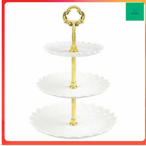 TD-DA KITSTORM Rak Makan Kue Buah Cake Plate Stand Display - CF431