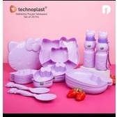 technoplast/tableware set hello Kitty/piring hello Kitty/botol hello Kitty