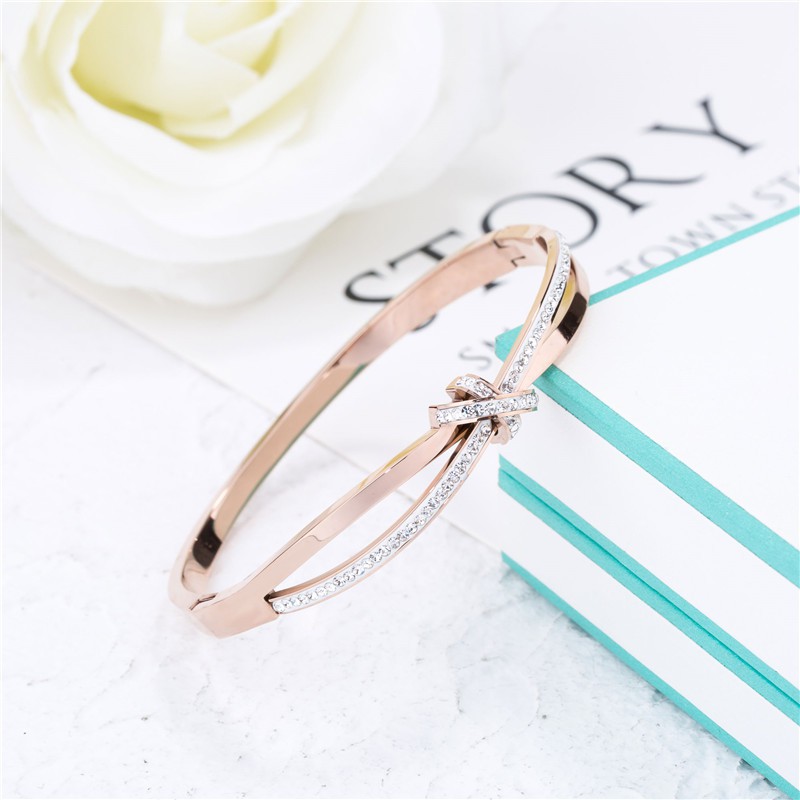 [NEW] Gelang Bracelet Wanita Titanium Korea Trend Masa Kini Cocok Hadiah Elegant GK081