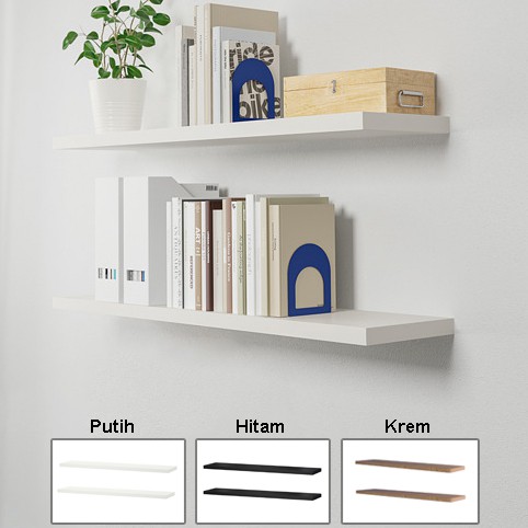 Rak Buku Dekorasi Dinding Rak Dinding Ambalan Minimalis 2 Rak Buku Dekorasi Dinding Rak Dinding Ambalan Minimalis 2