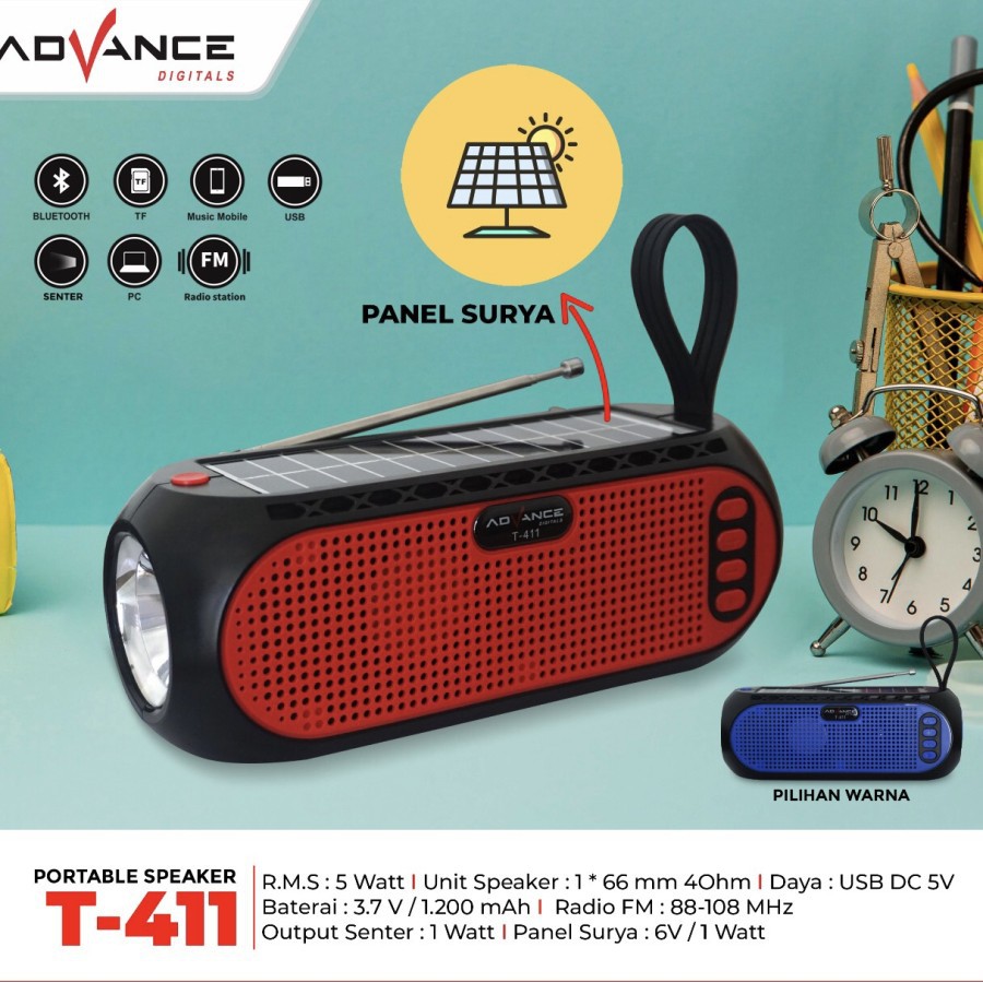 Speaker bluetooth mp3 Advance T 411