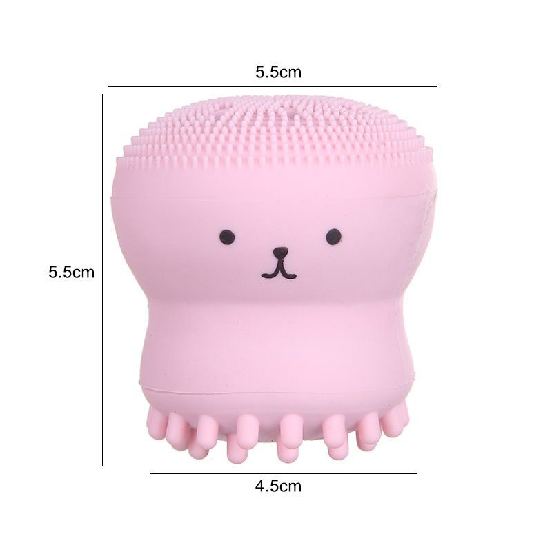 DC - Brush Pembersih Wajah / Silicone Facial Cleaner Brush Model Gurita.