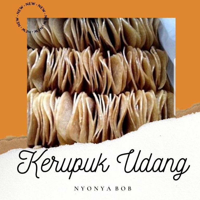 

KERUPUK UDANG MENTAH NYONYA BOB / KRUPUK UDANG / SHRIMP CRACKERS