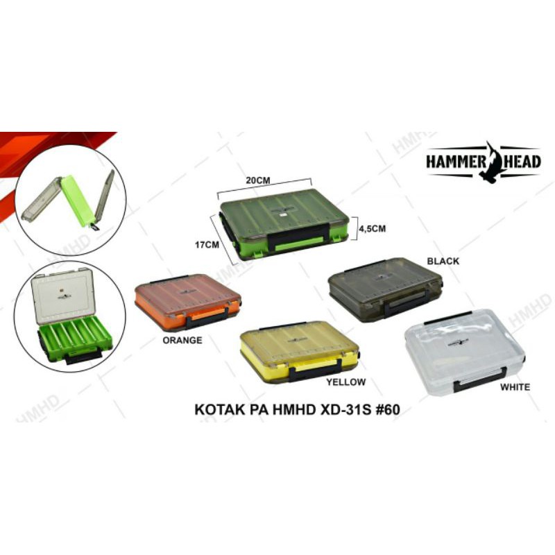 kotak umpan hammer head XD31S BOK LURE box lure
