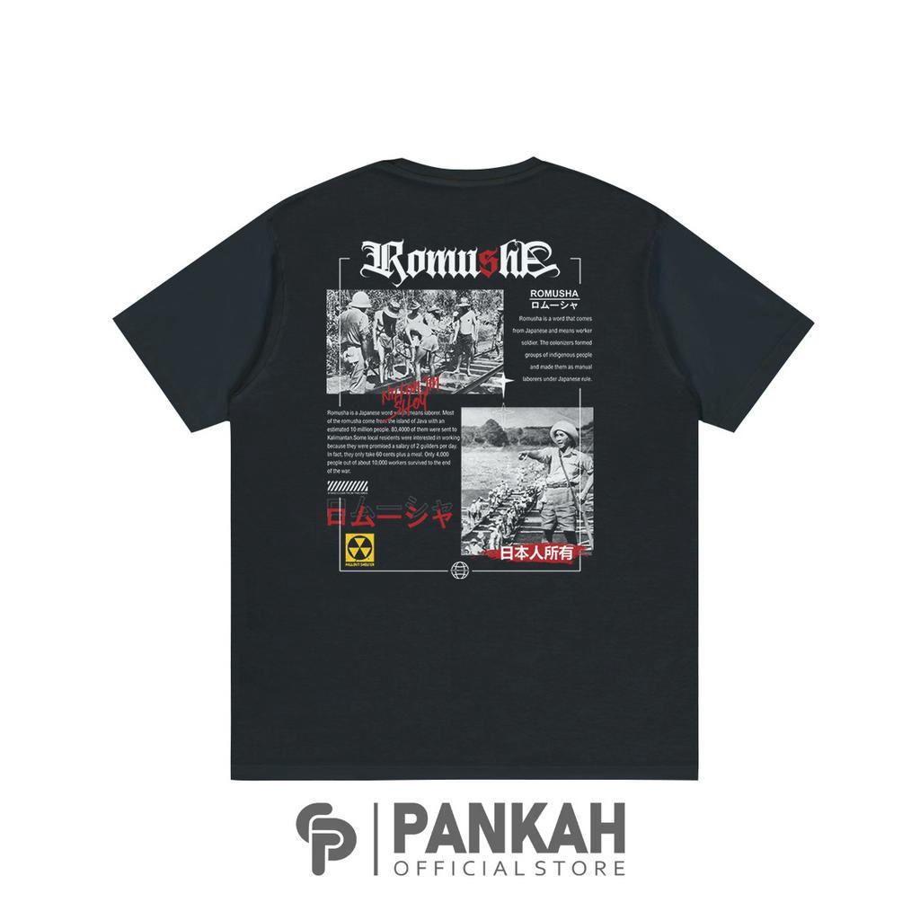 T Shirt Pria Reguler Fit / Kaos Distro Pria Romusha