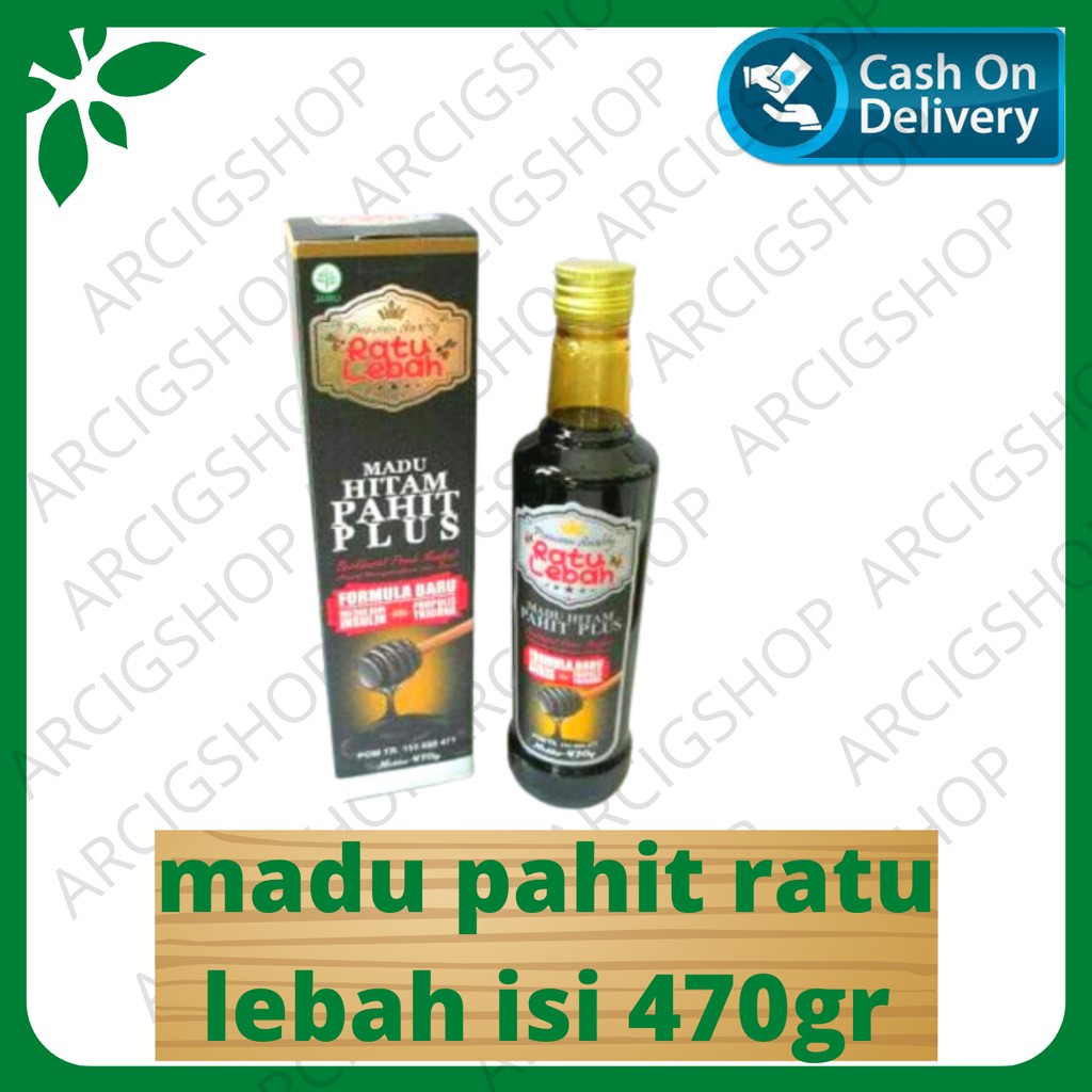 

Madu Hitam Pahit Plus Propolis Ratu Lebah 470gr original