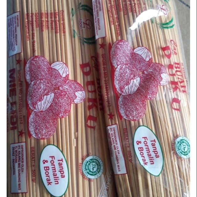 

Mie lidi mentah/gomak/ mie Medan / 500 gr