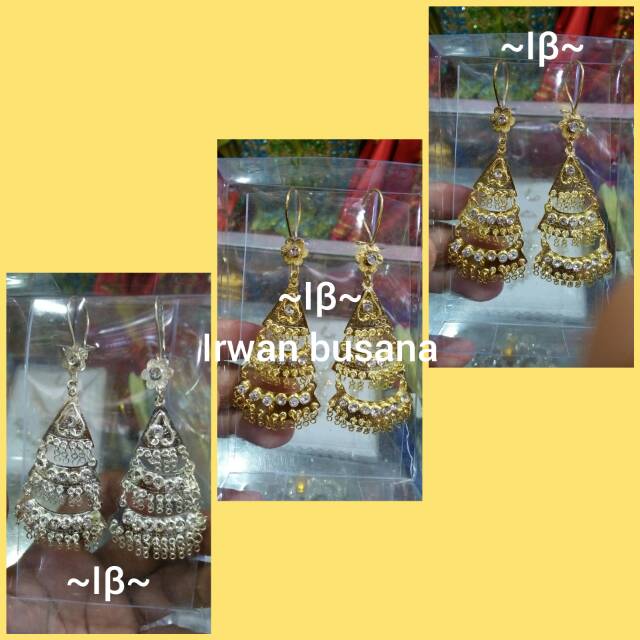 Anting dewasa atau anting pengantin adat makasar