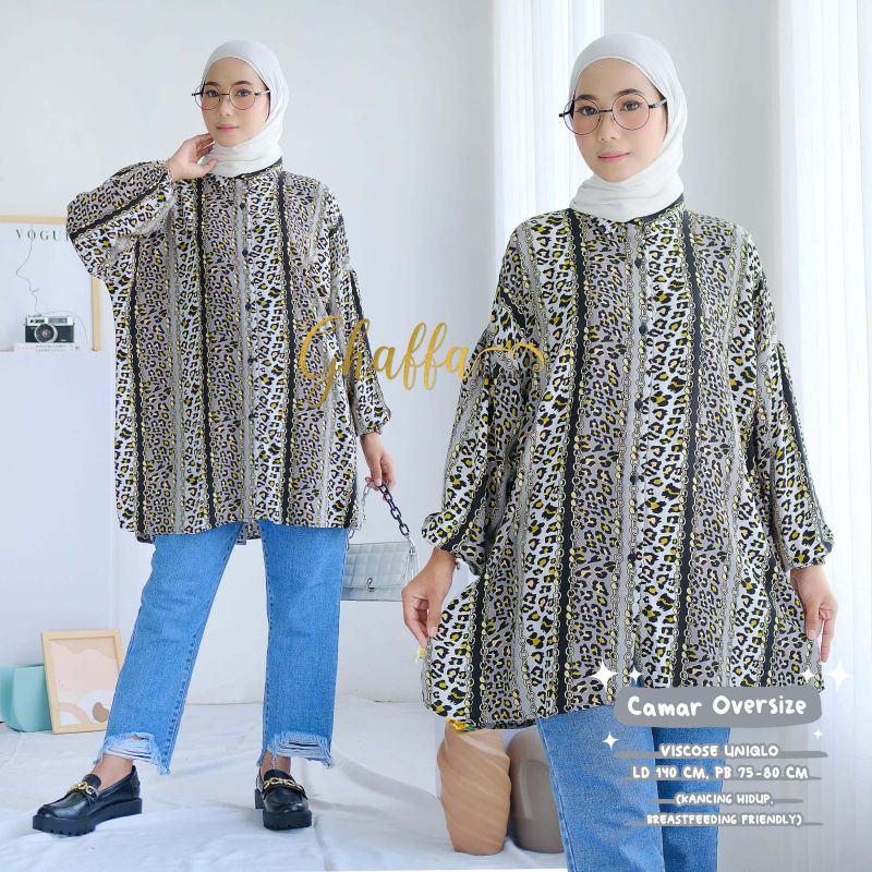 Blouse oversize muslimah / Camar oversize by ghaffa the label / Oversize premium muslimah